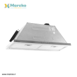 هود توکار مخفی استیل البرز مدل SA503 سایز 80 - Image 4