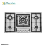 اجاق گاز صفحه ای استیل البرز مدل S-5910 ایتالیایی