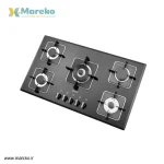 اجاق گاز پنج شعله‌ مدل G-5910 استیل البرز - شیشه ای - Image 4