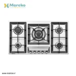 اجاق گاز صفحه ای استیل البرز مدل S-5960