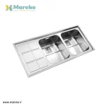 سینک ظرفشویی توکار استیل البرز مدل 761 - Image 4