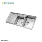 سینک ظرفشویی استیل البرز مدل 854 توکار - Image 2