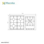 گاز صفحه ای استیل البرز مدل S-5959 - Image 3